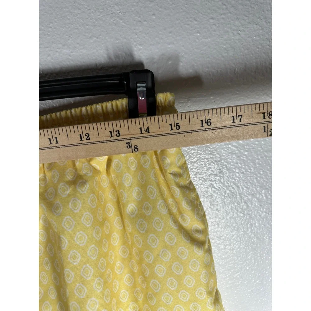 Uzzi Swim Trunks Mens Medium Yellow Pattern Amphibious Gear Shorts lined‎